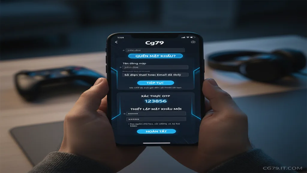 Hướng dẫn cách khôi phục mật khẩu tài khoản CG79