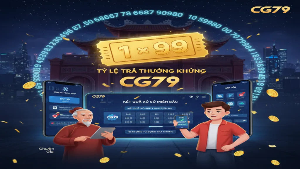 Hướng dẫn chơi Lô đề trực tuyến 1 ăn 99 CG79