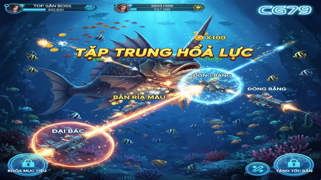 Mẹo săn Boss trong Bắn cá: Diệt cá lớn nhanh nhất CG79