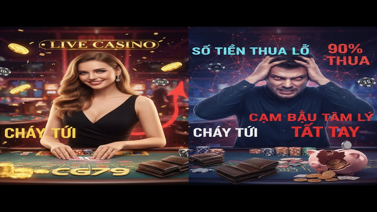 Những sai lầm chết người khi chơi Live Casino CG79