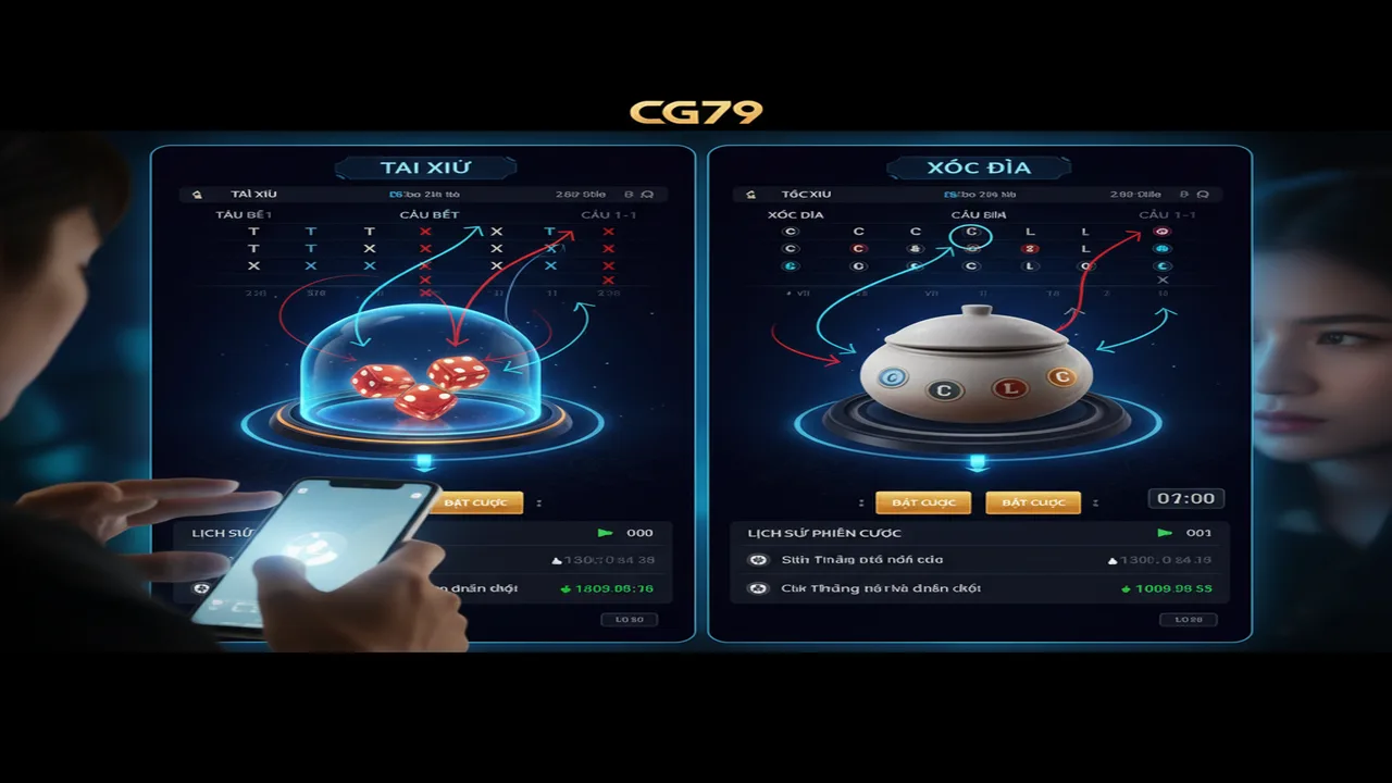 Bí quyết soi cầu : Cách bắt cầu Tài xỉu, Xóc đĩa hiệu quả CG79