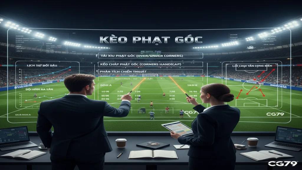 Cách soi kèo phạt góc (Corner) hiệu quả nhất CG79