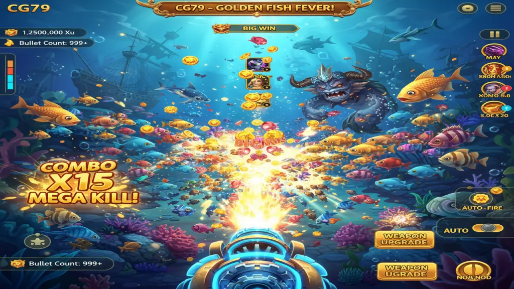 Cách nhận biết thời điểm cá ra nhiều để xả đạn CG79