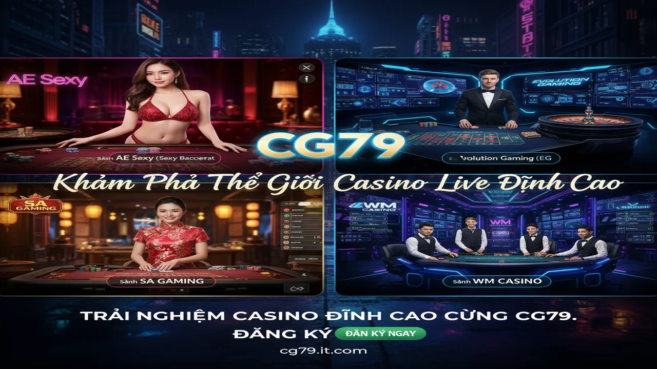 Top các sảnh Casino uy tín nhất hiện nay CG79